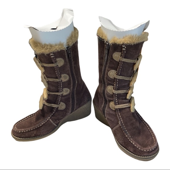 Women’s Warm Rama Zip Winter Boots Size 6.5 - Picture 2 of 4